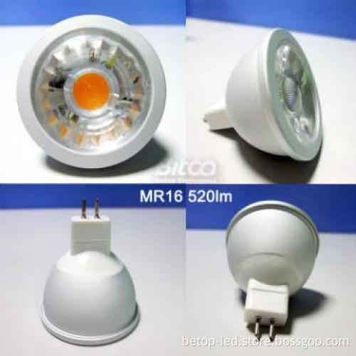 550lm MR16 6W COB LED Spotlights